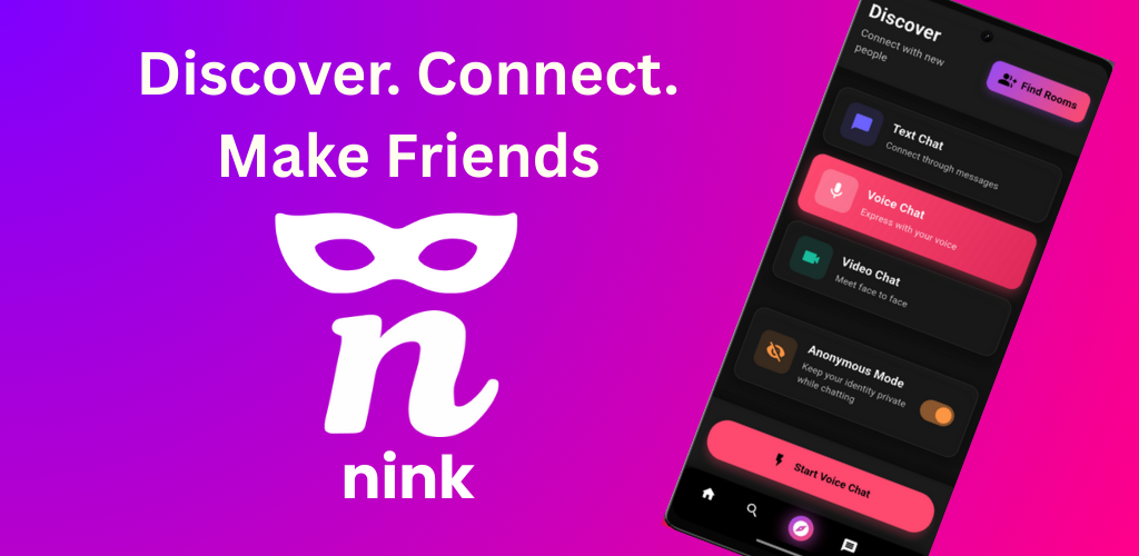 Nink app interface showing chat options